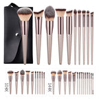 10 Champagne Gold Makeup Brush Set Loose Powder Flame Brush 14 Eye Shadow Brush Beauty Tools Manufacturer